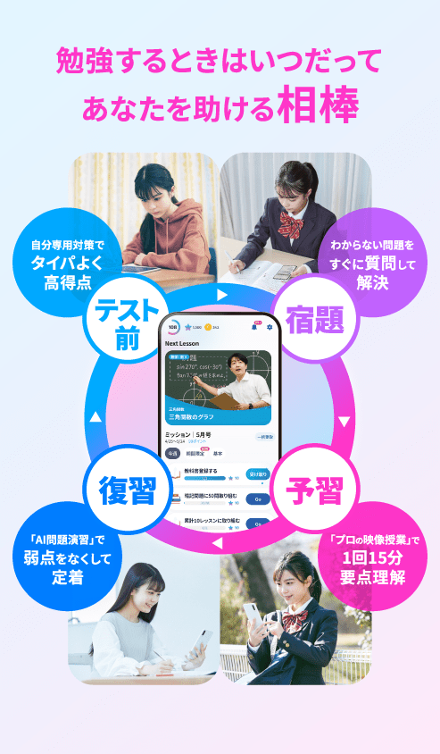 勉強をするときはいつだってあなたを助ける相棒