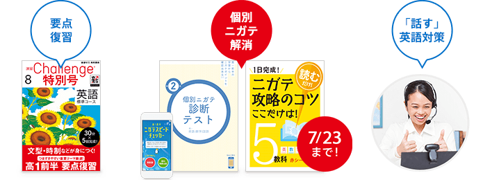今入会すると届く教材