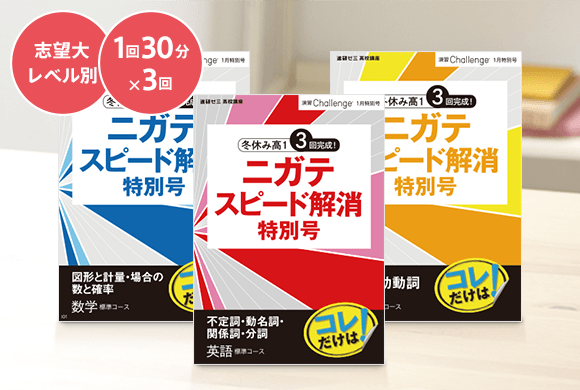 高1ニガテスピード解消特別号
