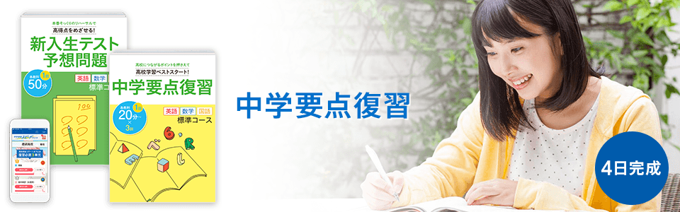 中学要点復習