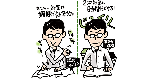 センター対策も進められた!